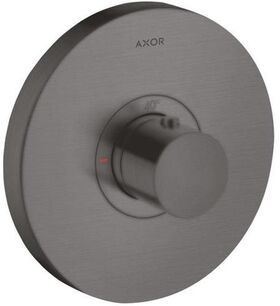 Thermostat SHOWERSELECT ROUND AXOR Highflow, Unterputz brushed black chrome