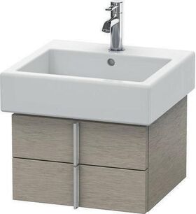 Duravit Waschtischunterbau VERO 431x450x298mm flannel grey hochglanz