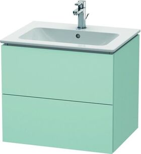 Duravit Waschtischunterbau L-CUBE 620x481x550mm lichtblau matt