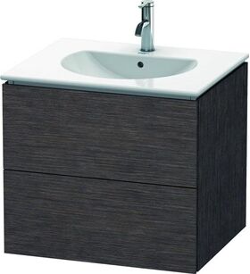 Duravit Waschtischunterbau L-CUBE 514x620x550mm eiche dunkel gebürstet