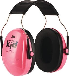 Kapselgehörschutz H510AK EN 352 SNR 27 dB Kopfbügel pink f.Kinder 3M