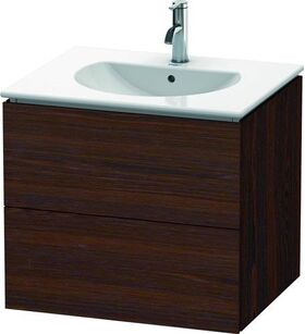 Duravit Waschtischunterbau L-CUBE 514x620x550mm nussbaum gebürstet