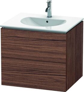 Duravit Waschtischunterbau L-CUBE 514x620x550mm nussbaum dunkel