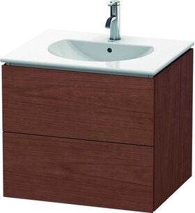 Duravit Waschtischunterbau L-CUBE 514x620x550mm amerikanisch nussbaum