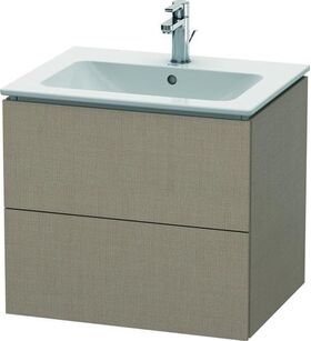 Duravit Waschtischunterbau L-CUBE 620x481x550mm leinen