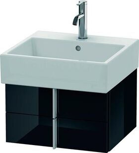 Duravit Waschtischunterbau VERO AIR 298x484x431mm schwarz hochglanz