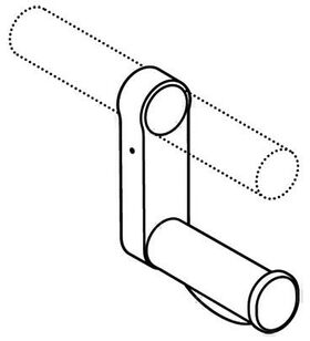 Hewi Aufrüstsatz SERIE 801 WC-Papierhalter signalweiß