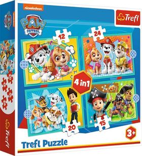 PAW 4in1 Puzzle 12/15/20/24 Teile