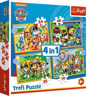 PAW 4in1 Puzzle 35/48/54/70 Teile