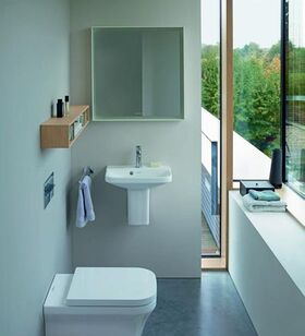 Duravit Regalelement L-CUBE 1000x140x120mm nussbaum natur