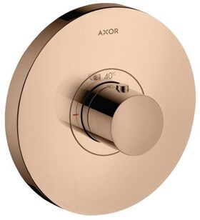 Thermostat SHOWERSELECT ROUND AXOR Highflow, Unterputz polished red gold