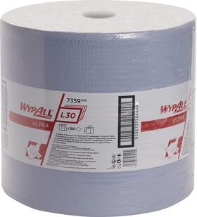 Wischtuch WYPALL L30 7359 L380xB350ca.mm blau 3-lagig 1000 Tü./Rl.