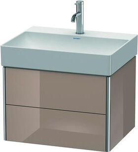 Duravit Waschtischunterbau XSQUARE 397x584x460mm cappuccino hochglanz