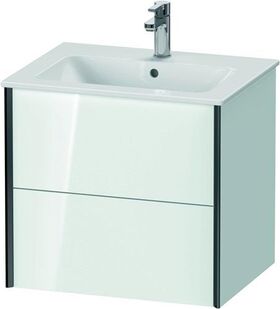 Duravit Waschtischunterbau XVIU 560x610x480mm Prof. sw ma weiß hochglanz