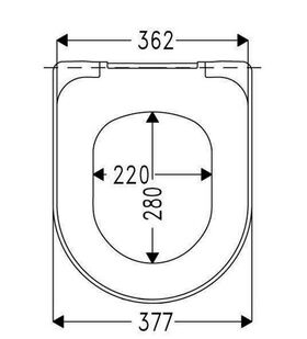 Hamberger WC-Sitz Tube SoftClose Premium mit Edelstahl-Klappdübel C4302G weiß