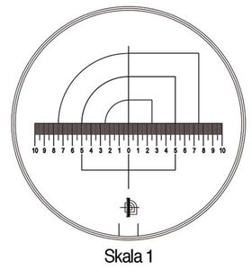 Messskala Tech-Line Skala-D.25/2,5mm Duo-Skala 1-Standard SCHWEIZER