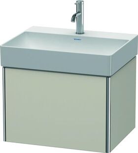 Duravit Waschtischunterbau XSQUARE 397x584x460mm taupe matt