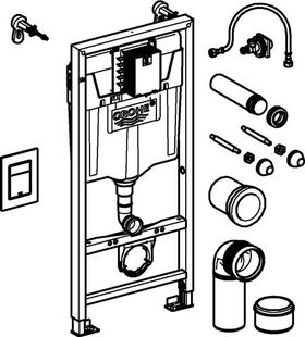 Grohe WC-Element RAPID SL 3-in-1-Set f WC