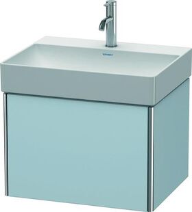 Duravit Waschtischunterbau XSQUARE 397x584x460mm lichtblau seidenmatt