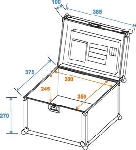 ROADINGER Universal-Dokumenten-Case GR-2, sw