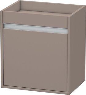 Duravit Unterschrank KETHO 360x500x550mm Anschlag links basalt matt