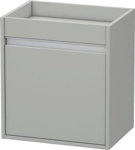 Duravit Unterschrank KETHO 360x500x550mm Ans links betongrau matt