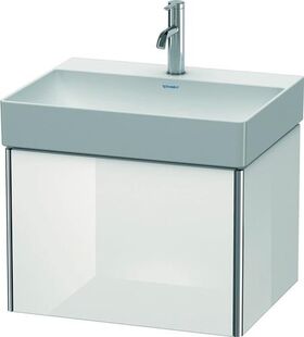 Duravit Waschtischunterbau XSQUARE 397x584x460mm weiß hochglanz