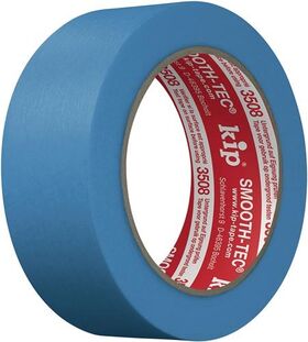 Glattkreppband 3508 SMOOTH-TEC® glatt blau L.50m B.36mm KIP - VPE: 6