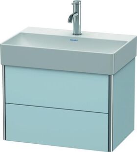 Duravit WT-Unterbau XSQUARE COMPACT 397x584x390mm lichtblau seidenmatt