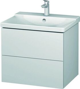 Duravit Waschtischunterbau L-CUBE 620x481x555mm weiß matt