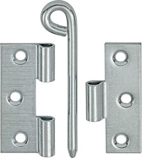 Kulissenscharnier H.70mm B.55mm S.3mm STA blau verz.geschlagen VORMANN - VPE: 20