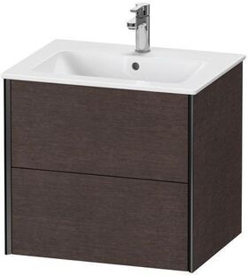 Duravit Waschtischunterbau XVIU 610x560x480mm 2 Sk Prof. sw ma we s-matt