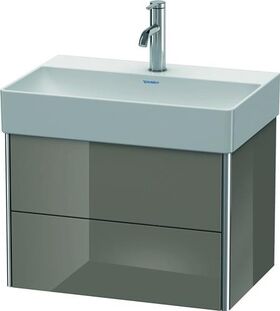 Duravit WTU COMPACT XSQUARE 397x584x390mm flannel grey hochglanz