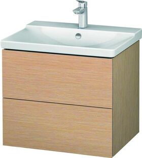 Duravit Waschtischunterbau L-CUBE 620x481x555mm eiche gebürstet