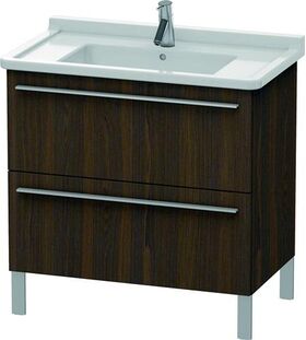 Duravit Waschtischunterbau X-LARGE 800x470x668mm nussbaum gebürstet