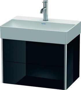 Duravit WTU COMPACT XSQUARE 397x584x390mm schwarz hochglanz