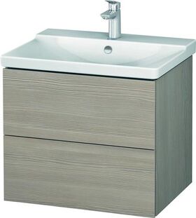 Duravit Waschtischunterbau L-CUBE 620x481x555mm pine silver