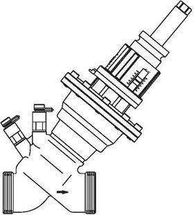 OV Regulierventil Cocon QTR PN 16 beiderseits Außengewinde DN 40