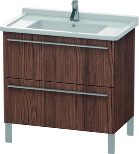 Duravit Waschtischunterbau X-LARGE 800x470x668mm nussbaum dunkel