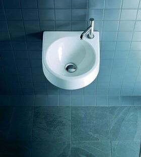 Duravit Waschtisch ARCHITEC o ÜL m HLB 575x520mm HL-Vorstich weiß