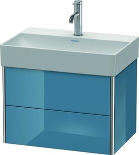 Duravit WT-Unterbau XSQUARE COMPACT 397x584x390mm stone blue hochglanz