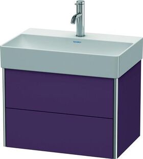 Duravit WT-Unterbau XSQUARE COMPACT 397x584x390mm aubergine seidenmatt