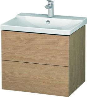 Duravit Waschtischunterbau L-CUBE 620x481x555mm europäische eiche