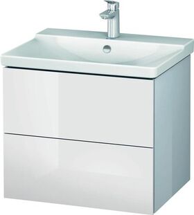 Duravit Waschtischunterbau L-CUBE 620x481x555mm weiß hochglanz