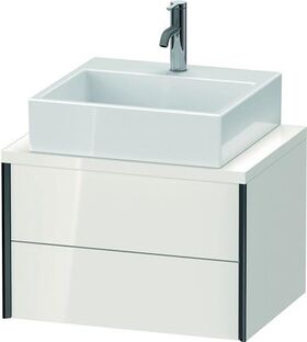 Duravit Konsolenunterschrank XVIU 400x600x478mm Prof. sw ma weiß hochglanz