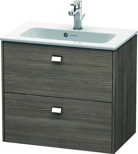 Duravit WT-Unterbau BRIOSO COMPACT Griffe chrom 553x620x389mm pine terra