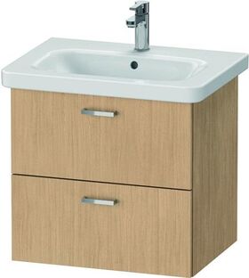 Duravit Waschtischunterbau XBASE 2 Schubkästen 560x580x448mm eiche natur