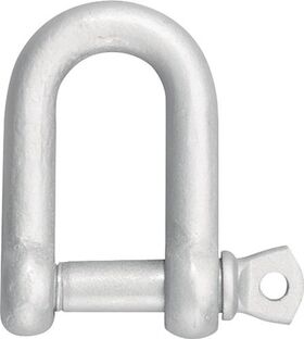 Schäkel Trgf.200kg Bügel/Bolzen 8mm ger.Form VE=25 St. - VPE: 25