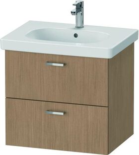 Duravit Waschtischunterbau XBASE 2 Schubk 560x600x458mm europäische eiche