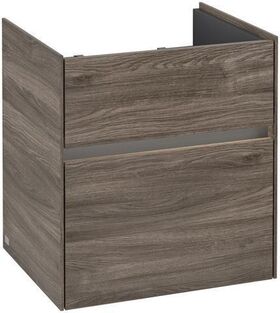 V&B Waschtischunterschrank COLLARO 510x546x414mm m LED-B. Stone Oak